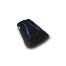 LUIMOTO (Raven Edition) Passenger Seat Covers for the YAMAHA YZF-R6 (03-05) and YZF-R6S (06-09)